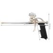 Pistol pentru aplicat spuma, metalic, 30x18.5 cm