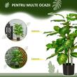 Planta artificiala cu ghiveci, verde, 95 cm