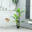 Planta bananier artificiala cu ghiveci, verde, 150 cm