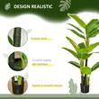 Planta bananier artificiala cu ghiveci, verde, 150 cm