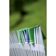 Gard de gradina decorativ, din plastic, alb, 3.5 m x 52 cm