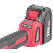 Polizor unghiular, flex, cu acumulator 4 Ah, incarcator 20 V Li-ion, geanta, 4 discuri, manusi, 115 mm, Worcraft
