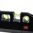 Nivela (boloboc), 3 bule, orizontal, vertical, unghi drept, 45 grade, cu laser, LR 44, 250 cm, Bigstren