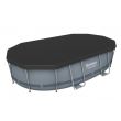 Prelata acoperire piscina, PVC, neagra, 418x230 cm, Bestway Flowclear