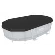 Prelata acoperire piscina, PVC, neagra, 418x230 cm, Bestway Flowclear