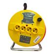 Prelungitor electric pe tambur, 3x2.5 mm², IP20, 50 m, 4 prize