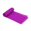 Prosop cu uscare rapida, microfibra, violet, 150x75 cm, Springos