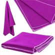 Prosop cu uscare rapida, microfibra, violet, 150x75 cm, Springos