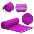 Prosop cu uscare rapida, microfibra, violet, 150x75 cm, Springos