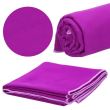 Prosop cu uscare rapida, microfibra, violet, 150x75 cm, Springos