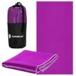 Prosop cu uscare rapida, microfibra, violet, 150x75 cm, Springos