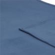 Prosop pentru sezlong, cu 3 buzunare, microfibra, albastru inchis, 210x75 cm, Springos