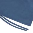 Prosop pentru sezlong, cu 3 buzunare, microfibra, albastru inchis, 210x75 cm, Springos