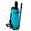 Pulverizator gradina, pompa de stropit, Detoolz, 2 in 1, vermorel, manual si electric, pentru spate, cu acumulator 8 Ah, accesorii, 16 L