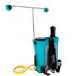Pulverizator gradina, pompa de stropit, Detoolz, 2 in 1, vermorel, manual si electric, pentru spate, cu acumulator 8 Ah, accesorii, 16 L