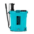 Pulverizator gradina, pompa de stropit, Detoolz, 2 in 1, vermorel, manual si electric, pentru spate, cu acumulator 8 Ah, accesorii, 16 L