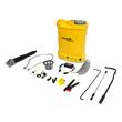 Pulverizator gradina, pompa de stropit, vermorel, Breckner Germany, 2 in 1, manual si electric, pentru spate, cu acumulator 8 Ah, 18 L