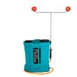 Pulverizator gradina, pompa de stropit, vermorel, Detoolz, electric, pentru spate, cu acumulator 8 Ah, accesorii, 12 L