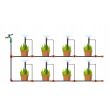 Sistem irigatii cu pulverizare, 10 aspersoare, 71 piese, 10 m, GardenLine