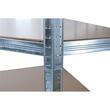 Raft depozitare, de colt, metalic, MDF, 5 polite, 150 kg, 90x40x180 cm, Strend Pro