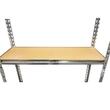 Raft depozitare, metalic, 5 polite, 120 kg, 90x30x180 cm, Breckner Germany