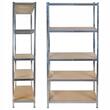 Raft depozitare, metalic, 5 polite, 175 kg, 90x40x180 cm, Malatec