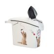 Recipient stocare mancare, pentru animale, model pisica, plastic, 15 L, 51x23x36 cm, Strend Pro 