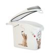 Recipient stocare mancare, pentru animale, model pisica, plastic, 15 L, 51x23x36 cm, Strend Pro 