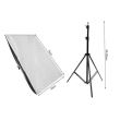 Reflectoare cu difuzie pentru studio foto, 2x150 W, 2xtrepied 80/220 cm, set 2 buc, 50x70 cm, Isotrade