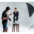 Reflectoare cu difuzie pentru studio foto, 2x150 W, 2xtrepied 80/220 cm, set 2 buc, 50x70 cm, Isotrade