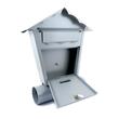 Cutie postala, cu loc pentru ziar, gri, format B5, Damech(SD2TG)