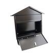 Cutie postala, cu loc pentru ziar, negru, format C4, 43x12x48 cm, Damech(SD3TN)