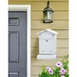 Cutie postala, cu loc pentru ziar, alb, format B6, 23x7x37.5 cm, Damech
