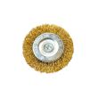 Perie circulara cu tija, alama, 100 mm 