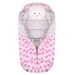 Sac de dormit pentru copii, bebelusi, roz, 80x45/40 cm, Springos