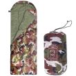 Sac de dormit, turistic, 2 in 1, camuflaj, 210x73 cm, Springos