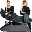Sac de dormit, turistic, 2 in 1, gri, 210x73 cm, Springos