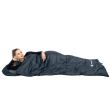 Sac de dormit, turistic, 2 in 1, gri, 210x73 cm, Springos