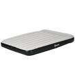 Saltea camping, 2 persoane, gonflabila, cu pompa electrica incorporata, 220-240 V, PVC, gri si negru, 203x152x30 cm