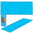 Saltea camping auto-gonflabila, poliester si spuma PU, albastru, 180x50 cm, Springos