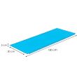 Saltea camping auto-gonflabila, poliester si spuma PU, albastru, 180x50 cm, Springos