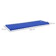 Saltea camping, gonflabila, cu pompa incorporata, impermeabila, plastic 190T, albastru, 195x70x10 cm