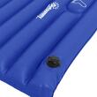 Saltea camping, gonflabila, cu pompa incorporata, impermeabila, plastic 190T, albastru, 195x70x10 cm