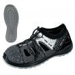 Sandale de lucru, SB, FO, SRA, Fly-knit, bombeu metalic, gri si negru, marimea 45, ART.MAS
