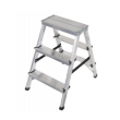 Scara aluminiu, 2 tronsoane, 2 trepte, platforma, max 125 kg, 0.65 m, Strend Pro