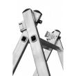 Scara aluminiu, 3 tronsoane, 9 trepte, 4.81 m, Basic, Drabest