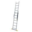 Scara aluminiu, Metalkas, 2 tronsoane, 7 trepte, max 150 kg, 2.8-3.7 m