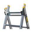 Scara aluminiu, Metalkas, 2 tronsoane, 7 trepte, max 150 kg, 2.8-3.7 m