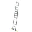 Scara aluminiu, Metalkas, 2 tronsoane, 9 trepte, max 150 kg, 3.3-4.5 m