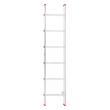 Scara aluminiu, Metalkas, 3 tronsoane, 6 trepte, max 150 kg, 1.6-3.5 m